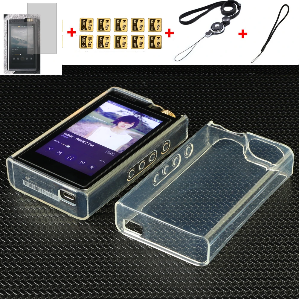 Clear Crystal TPU Protective Case Cover for Lotoo Paw Gold Touch Shell Skin Music Player Case