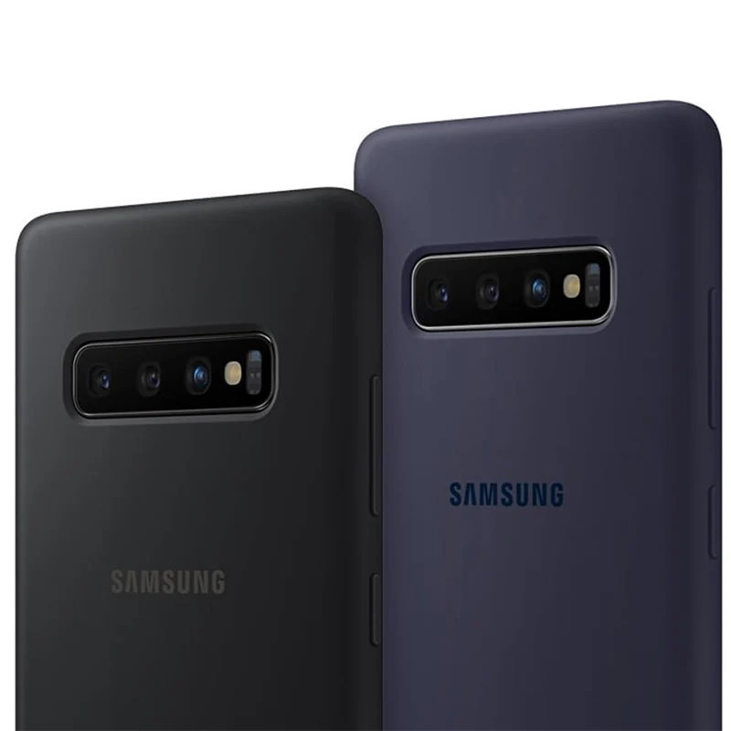 S10 силиконовый чехол для оригинального samsung Galaxy S 10 Plus силиконовый чехол шелковистый мягкий сенсорный защитный чехол милый