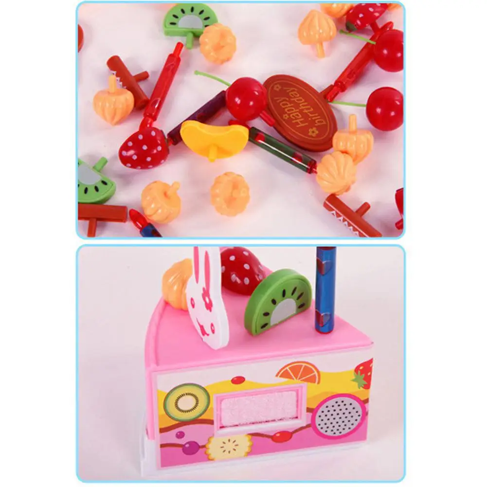Hobbylane для детского рукоделия ролевые игры фрукты резка торт ко дню рождения Кухня Еда игрушки подарок