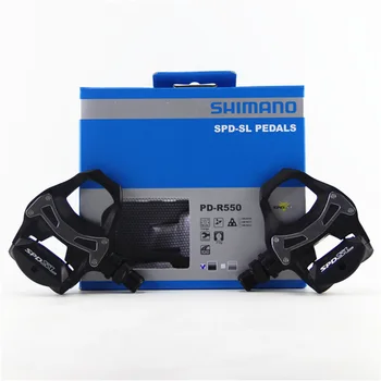 

PD R550 Pedals Road Bicycle Clipless Pedals with SPD-SL R550 Cleats Pedal SM-SH11 box