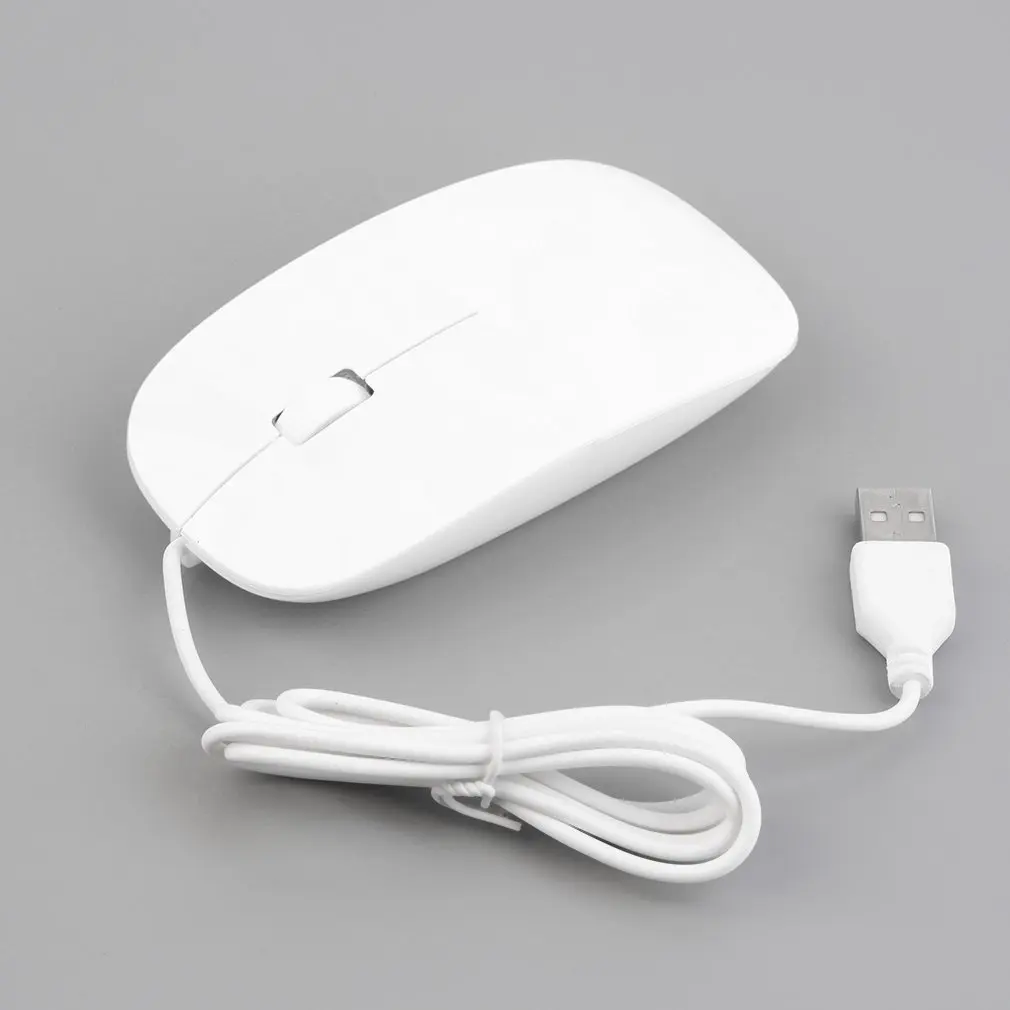 

Sophisticated Optical Engine 2.4GHz 3D 1200dpi Wired Optical Mouse Ultra Slim 4 Colors High Quality Mice USB for PC Laptop