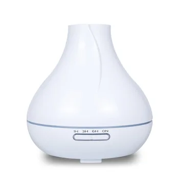

400ml flat top drip humidifier white essential oil aroma diffuser 7 color LED option aromatherapy bedroom use