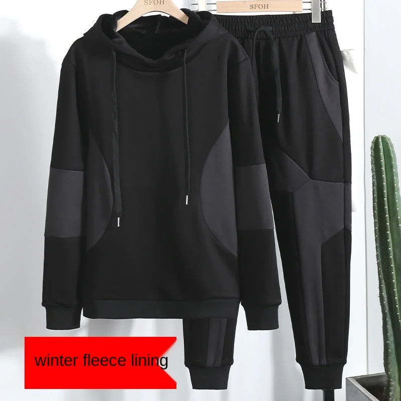 

Hoodie Suit Men's 2020 New Style Trendy and Casual Sportswear Hooded Two-Piece Set