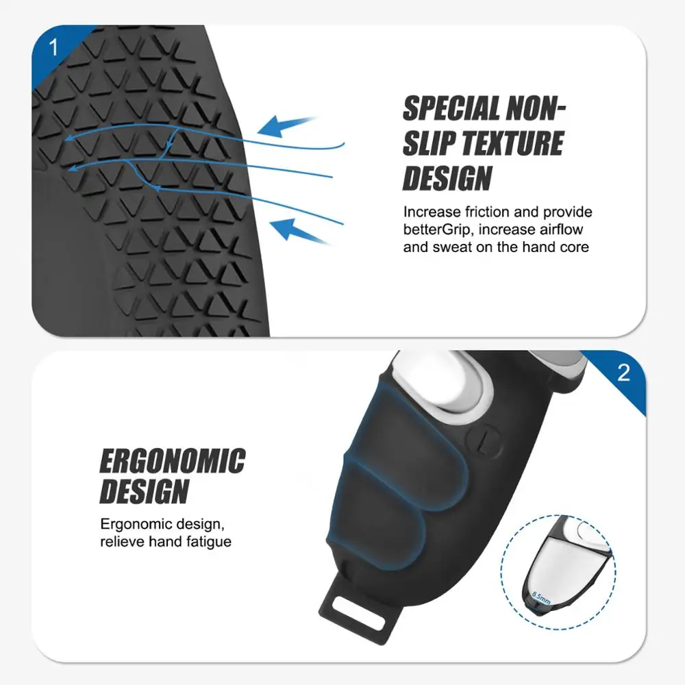 2 Controller Caps Earlyad Silicone Grip Cover for Oculus Quest 2 Touch Controller Anti-Slip and Anti-Fall Protective Silicone Sleeve for Quest 2 Headset Beautiful 2 Controller Caps Earlyad Silicone Grip Cover for Oculus Quest 2 Touch Controller Anti-Slip and Anti-Fall Protective Silicone Sleeve for Quest 2 Headset Beautiful