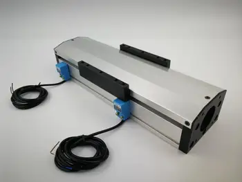 

GF80 1204 1610 1605 100mm Sealed Dustproof Ballscrew Slide Rail Linear Motion Guide Moving Table+2Pcs Limit switch