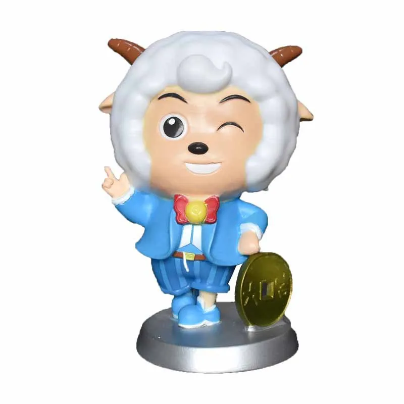 

Manufacturers Anime Cartoon Pleasant Goat Family Vinyl Coin Bank Wholesale Creative Toy Customizable Birthday Gift