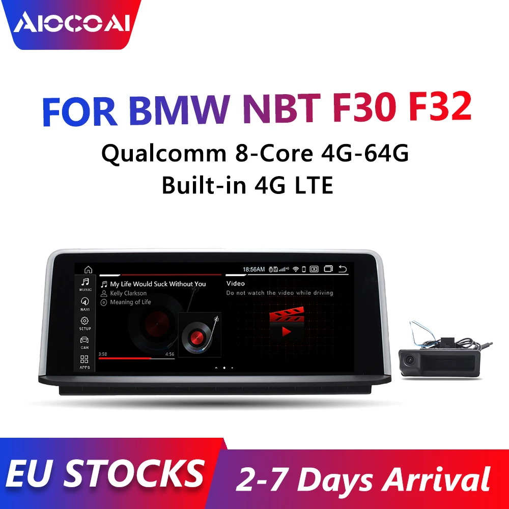 10 25 &quotAndroid Восьмиядерный 4G RAM + 32G ROM LTE для BMW серии 3 F30 F31 F34 Series 4 F32 F33 F36 GPS Bluetooth