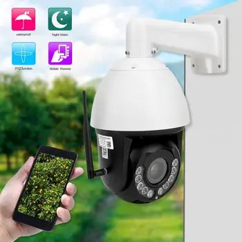 

1080P HD 30X Zoom PTZ WiFi Camera AI Humanoid Tracking Night Vision Waterproof IP66 Cam 100-240V camaras de seguridad