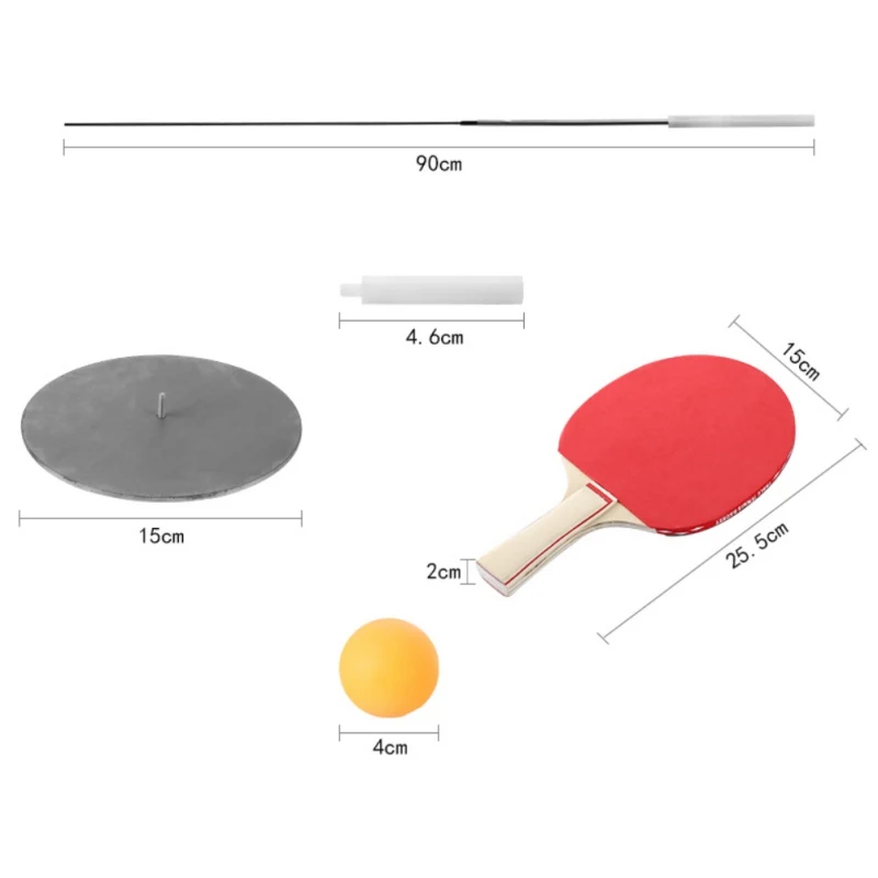 Портативный Эластичность для детей и взрослых, настольный теннис, тренировочный тренажер с мягким валом для пинг-понга, тренировочная