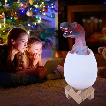 

Creative Night Light Xmas Tree Santa Claus 3D Home LED Light LED Night Light Colorful Mini Dinosaur Egg Party Decor Christmas