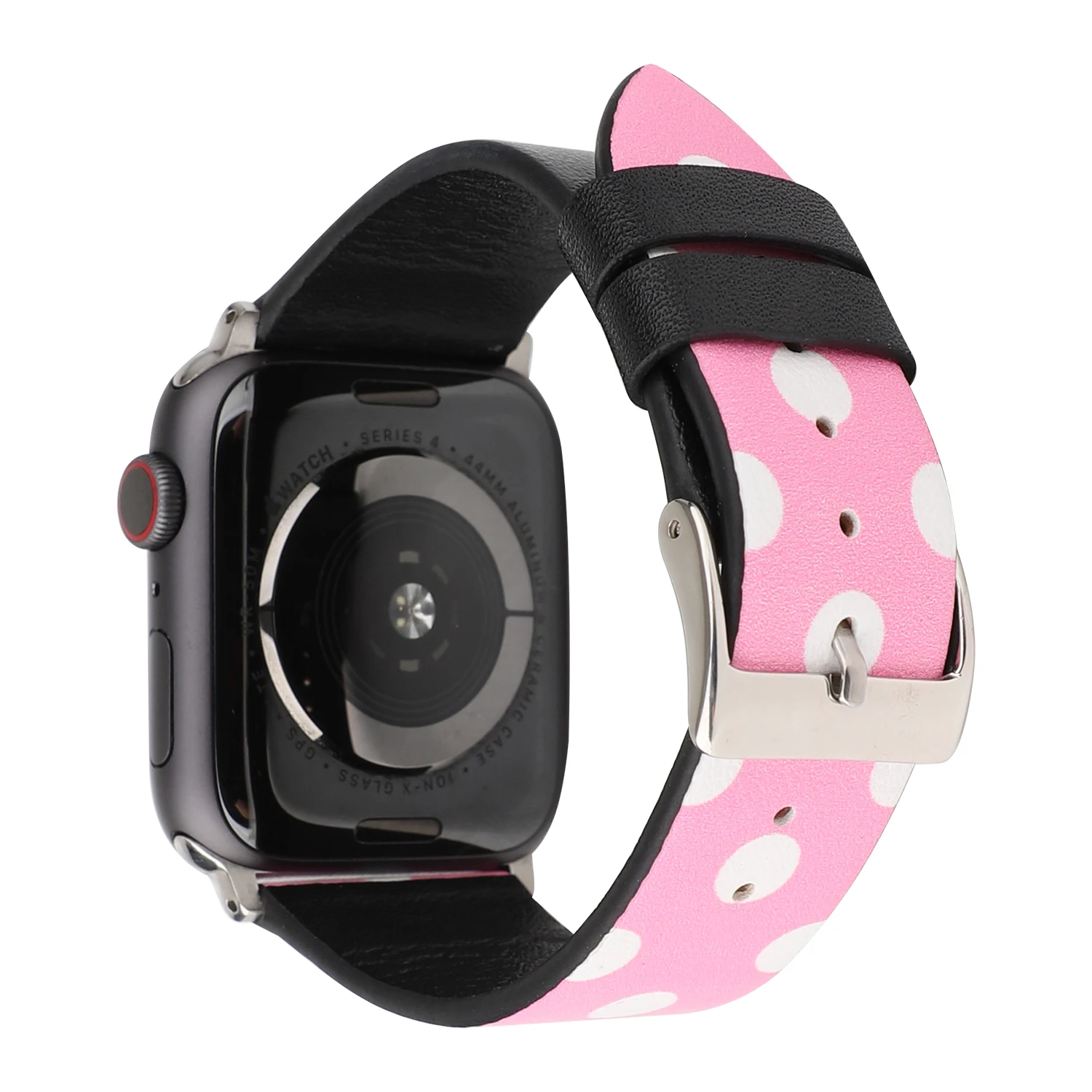 Кожаный ремешок с мультяшным принтом для Apple Watch band 40 мм 44 мм браслет с подвеской в виде мыши ремешок для iwatch Series 4 3 2 1 38 мм 42 мм