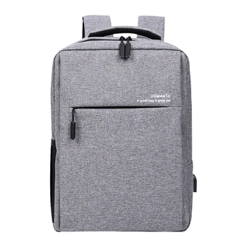 

2019 New Business Casual Men's Shoulder Bag High Quality Men's Backpack Student Bag Laptop Bag With USB Interface
