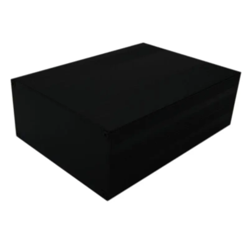 250mm black Алюминиевый корпус для приборной коробки PCB, чехол для подключения электронного проекта DIY Y98E - Цвет: 250mm black