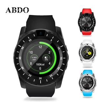 

New Upgraded Bluetooth Smart Watch Fitness Tracker with Camera/SIM Card Version Message Calls Reminder Smartwatch PK V8 DZ09 A1