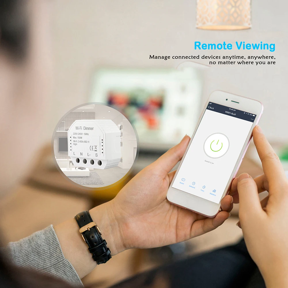 Wifi умный Переключатель ЕС/Великобритания Скрытая установка 10A 220-240 В 2300 Вт поддерживает Alexa, Google home Голосовое управление приложение управление
