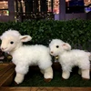 Doll Toys sheep with a Long Silky White Coat Long Plush lamb Funny doll Simulation pet for Children Adult Birthday Gift ► Photo 3/4