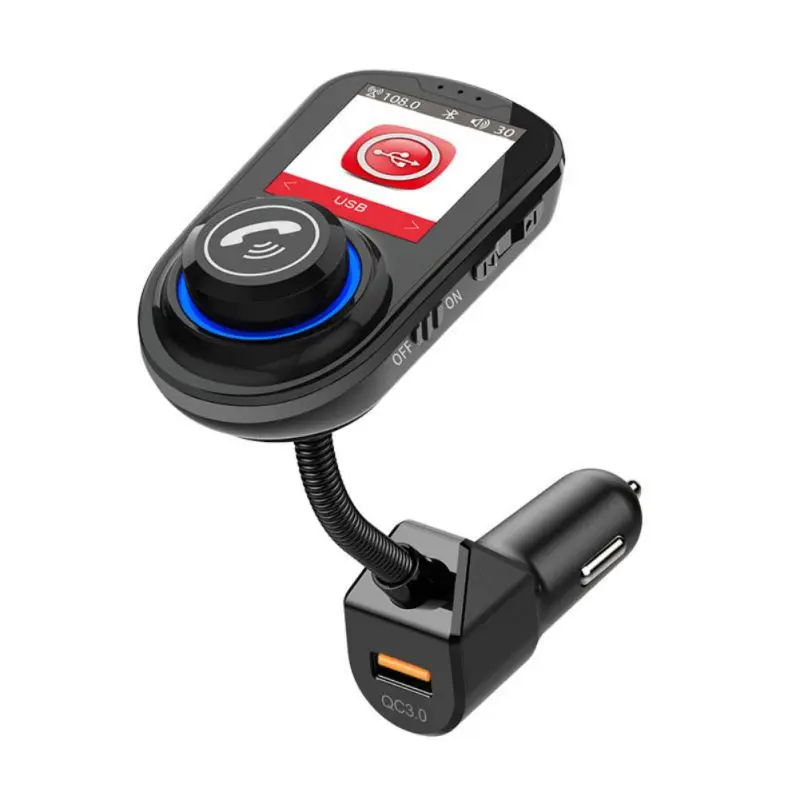 ONEWELL Qc3.0 1,8 дюймовый цветной экран автомобильный беспроводной Mp3 Автомобильный цветной экран Hd Mp3 Автомобильная Быстрая зарядка без рук