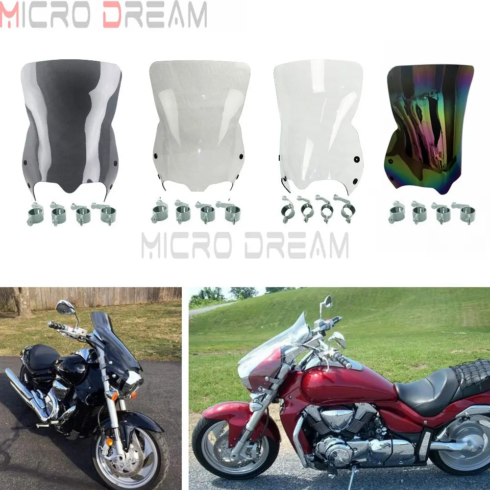 Дефлектор ветрового экрана мотоцикла для Suzuki Boulevard M109 M109R M90 M50 M109R2 M109RZ Limited 2006 2016 PC