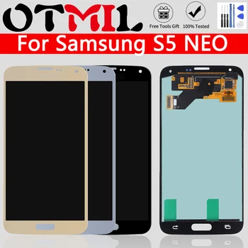

OTMIL Super AMOLED For Samsung Galaxy S5 NEO LCD Display Touch Screen Digitizer Assembly For Samsung S5 NEO Display G903M G903