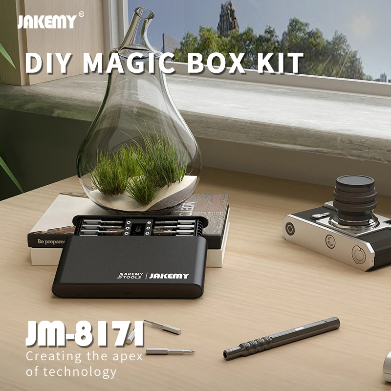 JAKEMY JM-8171 портативный DIY электронный уход Волшебная отвертка коробка комплект для мобильного телефона компьютер игровой коврик ремонт
