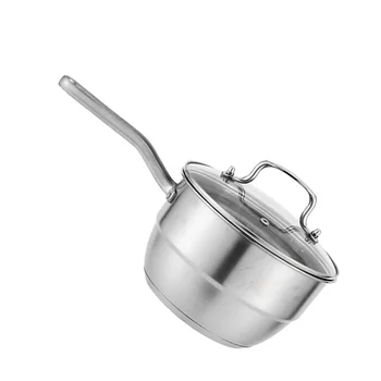 

Thicken Stainless Steel Milk Steamer Multifunctional Non-stick Double Layer Milk Pot Brewing Coffee Pot Home Cookware