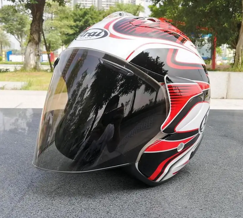 Arai R3 шлем мотоциклетный шлем с открытым внедорожным мотоциклетным шлемом Размер: S M L XL XXL, Опционный трехцветный объектив 06