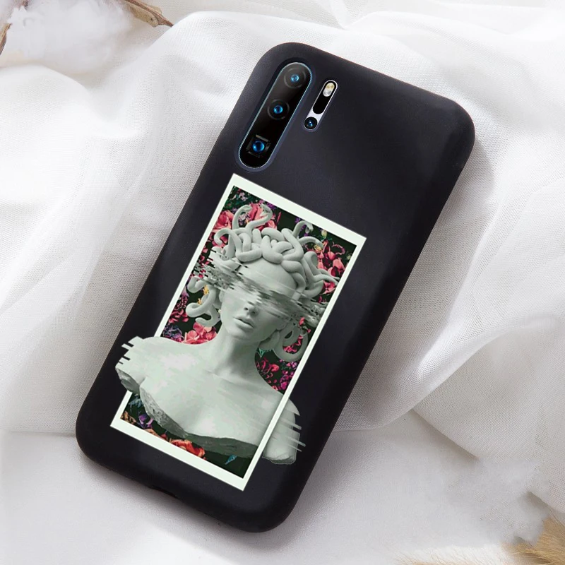 03 Мягкий ТПУ Матовый чехол с космонавтом луной для huawei P20 P20Lite P20Pro P30 чехол Fundas Coque чехол для huawei Honor 10 20 чехол - Цвет: 03