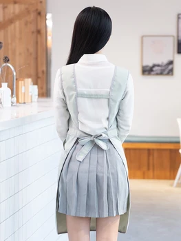

Apron Women's Kitchen Household Waterproof and Oilproof Fashionable Cute Japanese 2019 New Custom Workwear Adult Overalls