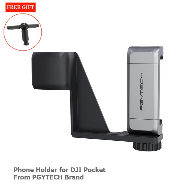 PGYTECH для DJI Osmo карманные аксессуары ND CPL фильтры для камеры Osmo Карманный держатель для телефона водонепроницаемый чехол карданный Чехол подставка часть - Цвет: Phone holder