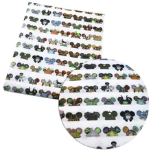 50*140 см мультфильм печатных хлопчатобумажная ткань DIY ткани лоскутное Telas Швейные Детские игрушки постельные принадлежности одеяло Tecido украшения, c3416
