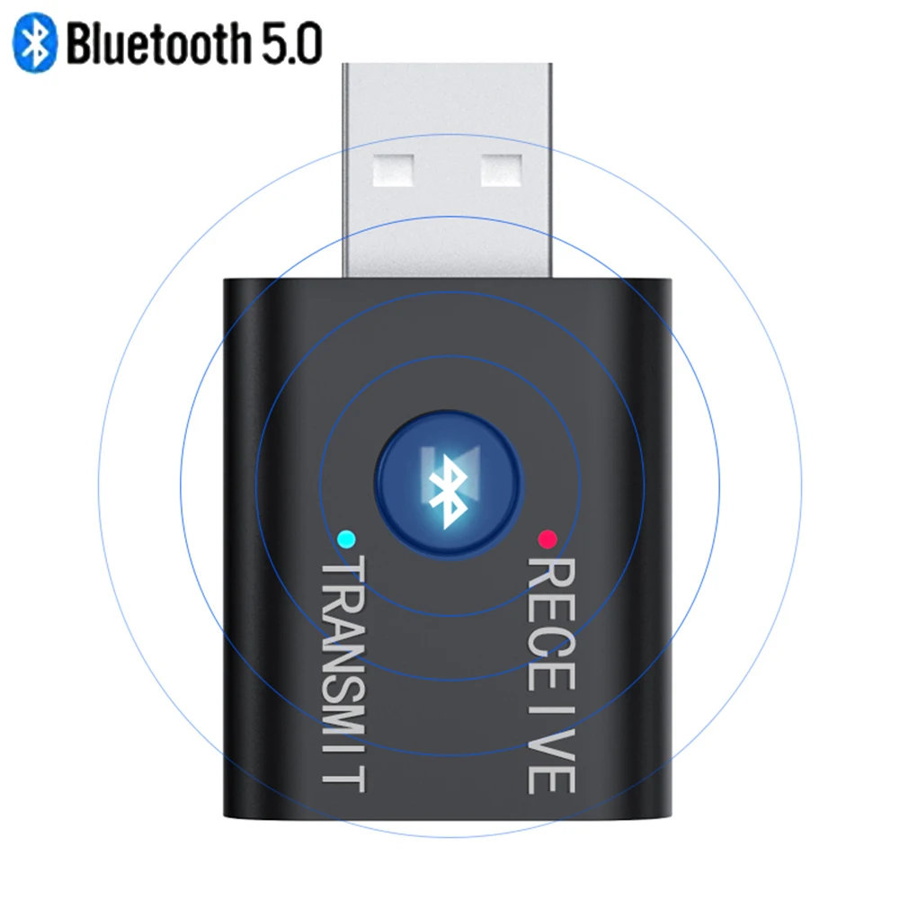 Автомобильный Bluetooth передатчик приемник домашний музыкальный источник питания 2 в 1 Наушники Аудио Адаптер USB беспроводной 5,0 стерео аксессуары