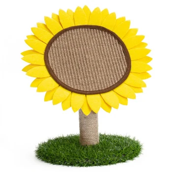 

Cat Scratch Board, Claw Sharpener, Sunflower Cat Toy, Cat Tree, Sisal, Claw Grinding Board, Wear-Resistant