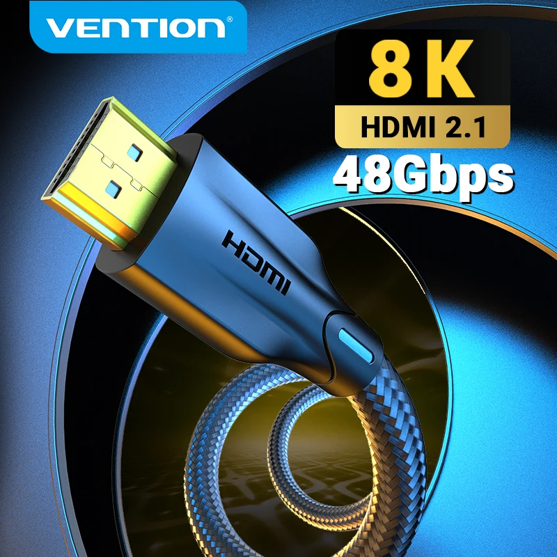 Przewód przedłużający HDMI 2.1 kabel 8K @ 60Hz 4K @ 120Hz Hdmi o bardzo wysokiej prędkości obrotowej 48 gb/s kabel cyfrowy dla PS4 8K TV HDR10 + kabel rozdzielacz HDMI 8K
