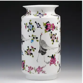 

MODERN JINGDEZHEN CERAMIC VASE DECORATION FROSTED LUMINOUS PORCELAIN ORNAMENTS HOME LIVINGROOM TABLE FURNISHING FIGURINES CRAFTS