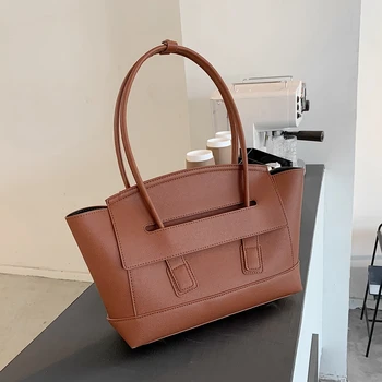 

Burminsa Unique Design Trapeze Hand Bags For Women Large Capacity Ladies Work Shoulder Bags High Quality VIntage Tote Bags 2020