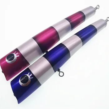 

Swolfy 120g Topwater Wooden Popper GT Surface Popping Lure Deep Sea Chugger Boat Fishing Bait for Open Ocean Angling Trolling