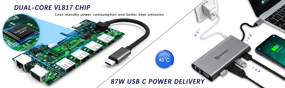 YXwin USB C концентратор 3,0 Мульти USB HDMI адаптер SD TF кардридер RJ45 USB разветвитель для MacBook Pro Air Аксессуары type C USB C концентратор