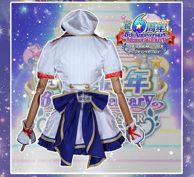 IDOLM@ STER Золушка для девочек звездный свет этап 6th юбилей мемориальная Вечеринка Косплей Костюм