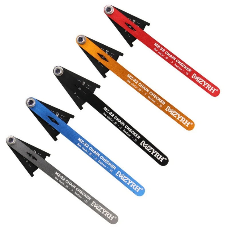 

MTB Bike Chain Wear Indicator Tool Chain Checker Kits Multi-Functionele Gauge Meting Mountainbike Accessories multitool