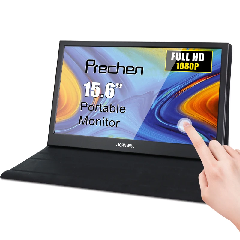 

15.6" Touch 2*HDMI Portable Display PS4 xbox switch Notebook Host Advertising Camera Car Mini TV 1920*1080 IPS