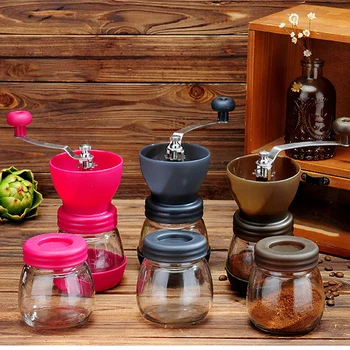 

Hand Grinder Manual Coffee Grinder Plastic Coffee Machine Hand Coffee Bean Grinder Ceramic Grinding Core Washable Grinder