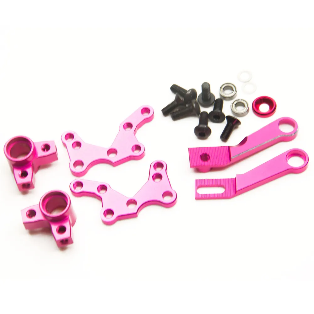 YEAHRUN 1 комплект Алюминиевая Регулируемая Рулевая Система для 1/10 RC Sakura D4 AWD Drift автомобилей