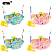 Детские водные игрушки рыболовная платформа электрическая музыкальная подсветка водный цикл игра Детские подарки обучающая игрушка