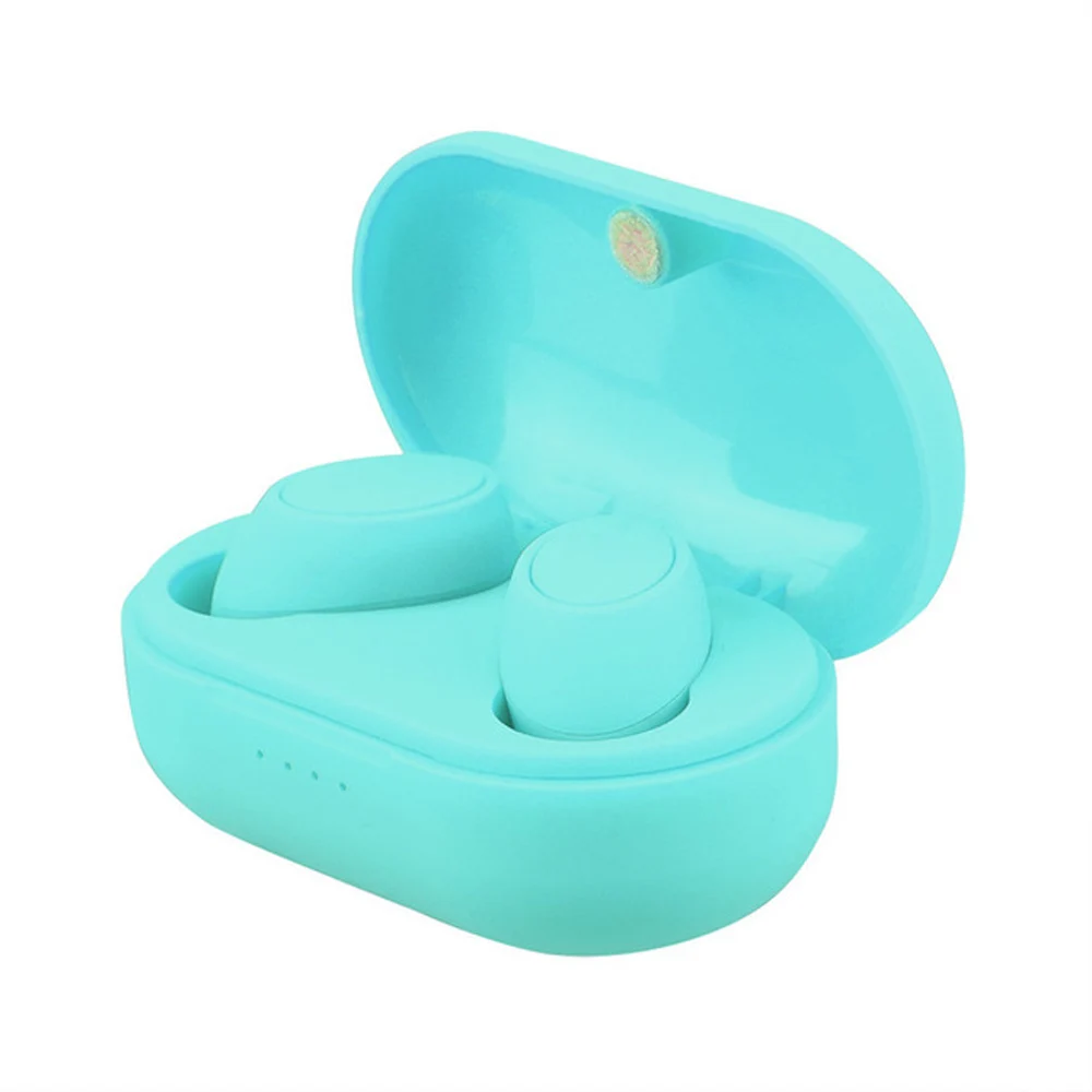 T8 blue T8 TWS, беспроводная bluetooth гарнитура, Bluetooth 5,0, стерео спортивные наушники, IPX5, водонепроницаемые bluetooth наушники, наушники, зарядная коробка - Цвет: T8 blue