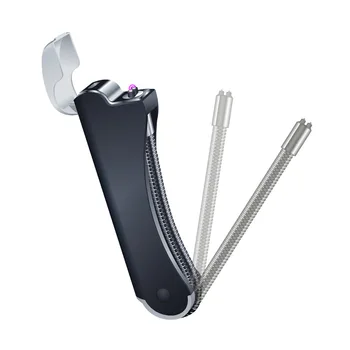 

Dual Arc Igniter Lighter Hose Fold USB Charging Metal Electronic Cigarette Lighter Ignition Tool For Kitchen 10pcs/lot