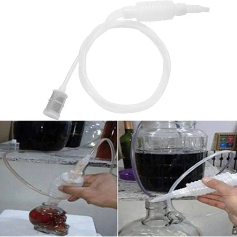 HomeBrewSyphonFilterTubePipeHoseManualDIYWineMakingSiphon