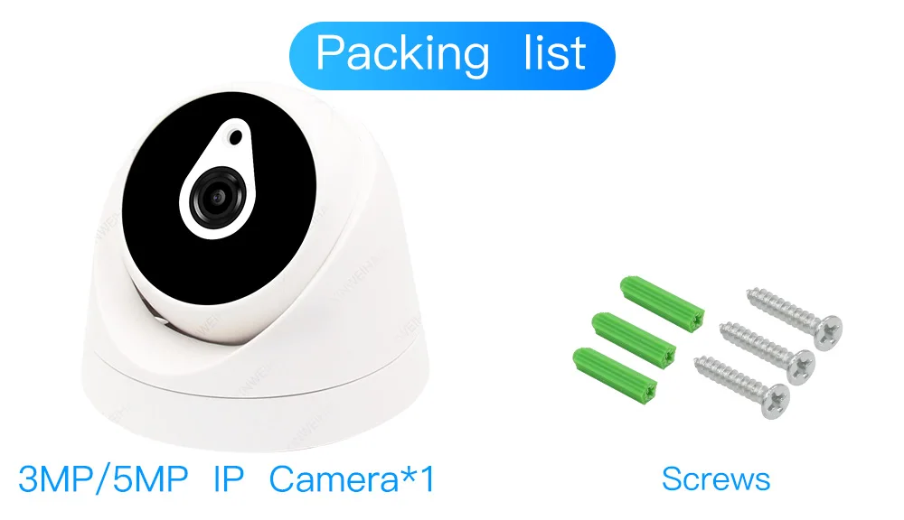 3MP/5MP IP камера H.265/H.264 наблюдения инфракрасная камера CCTV безопасности наружная купольная камера