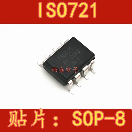 10 шт./лот ISO721 IS0721 лапками углублением SOP-8 ISO721DUBR
