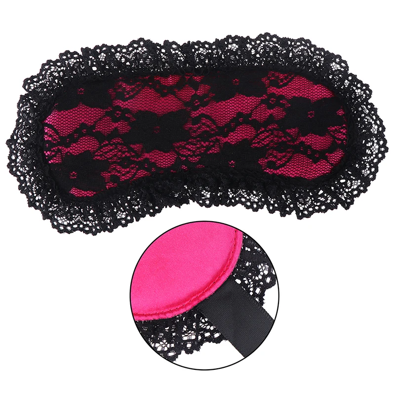 1PCS Travel Relax Aid Blindfolds Sex Eye Mask Lace Blindfold Patch Rest Eye Mask Padded Shade Cover