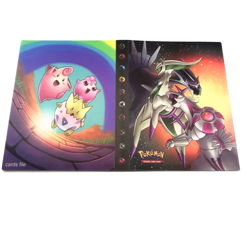 240 шт. держатель Альбом игрушки коллекции Pokemones карты Альбом Книга Топ загруженный список игрушки подарок для детей - Цвет: Album24  240 holder